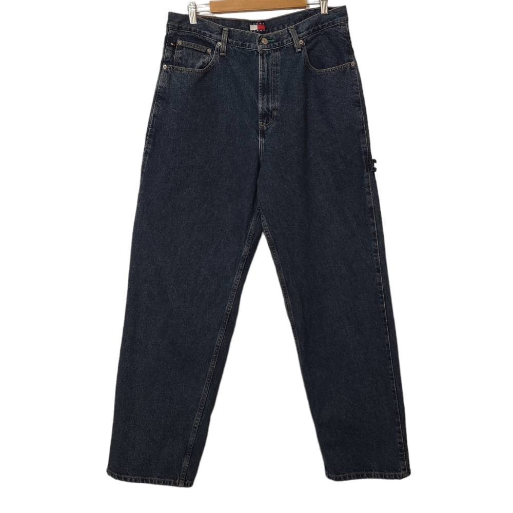 Tommy Hilfiger Vintage Carpenter Y2K Baggy Jeans (34x32.5)